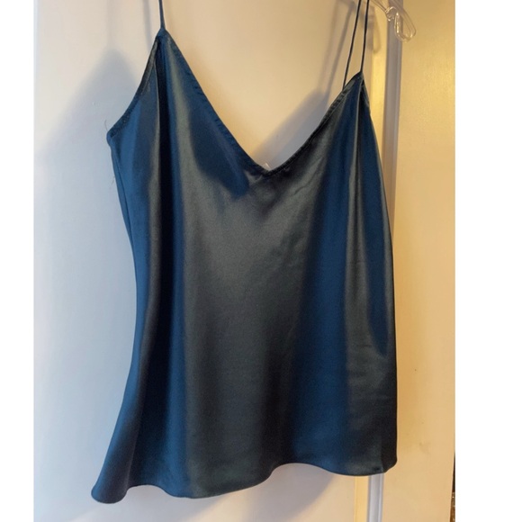 Jovani Deep Green Silk Tank - Picture 2 of 4